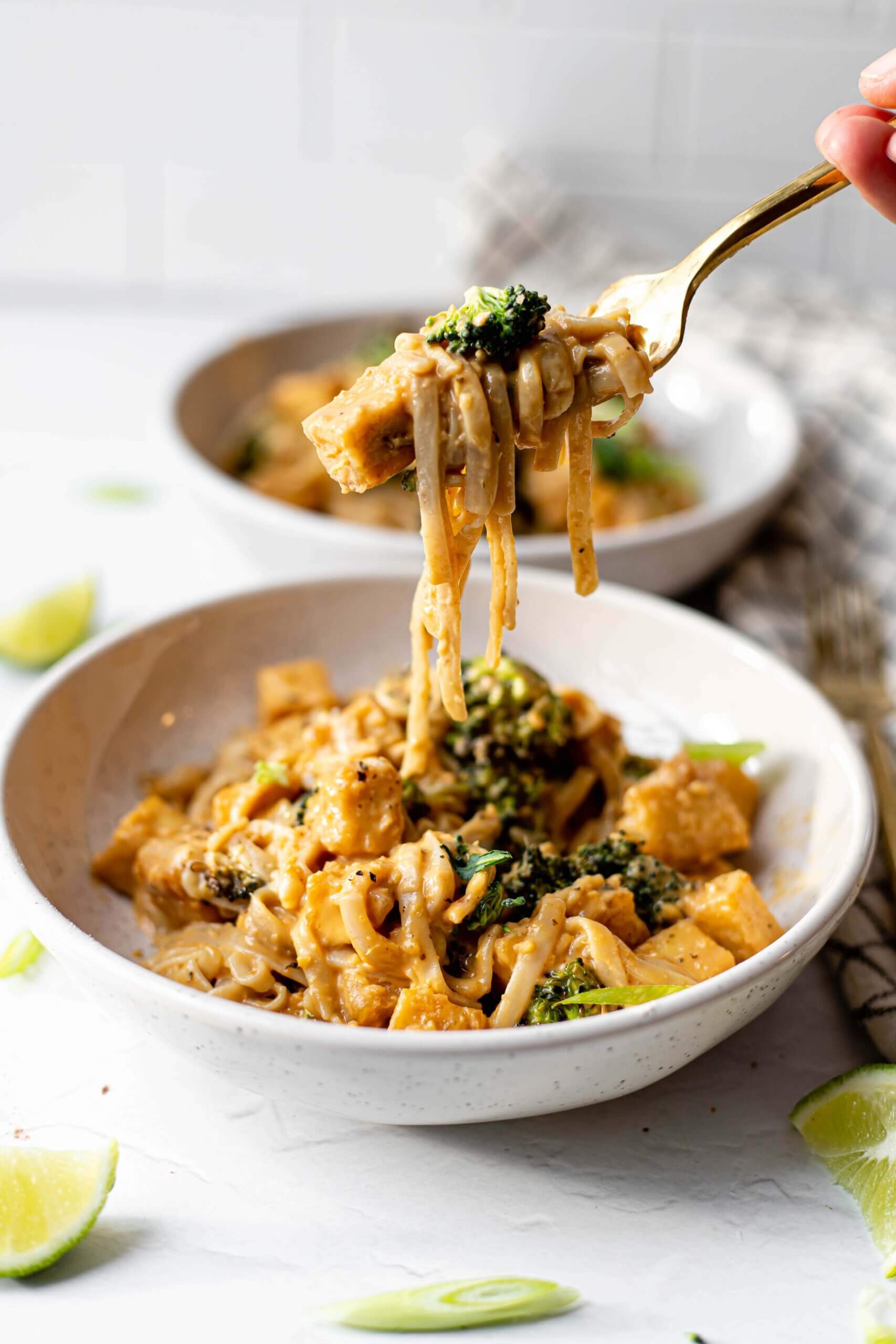 Spicy Peanut Noodle Bowl Natures Fare