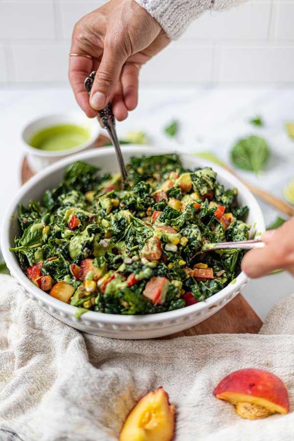 Maple Tahini Fall Harvest Salad - Hungry by Nature